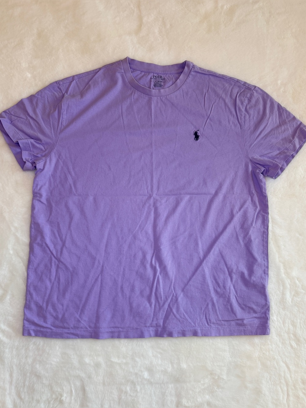 Polo by Ralph Lauren Lavender Crew Neck Tee